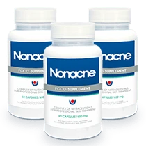 Tres botellas de Nonacne para un tratamiento prolongado del acné